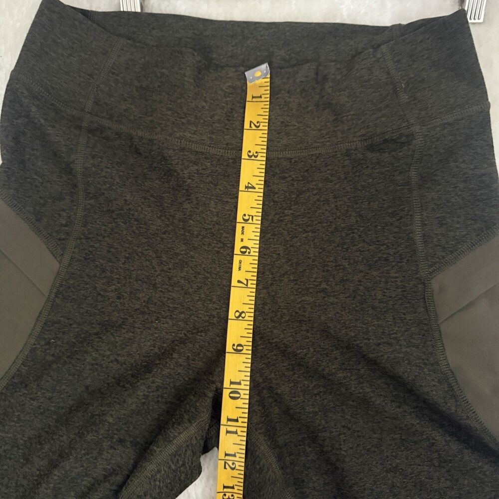 Old Navy Cloud+ Leggings Green Conifer Buttery Soft Side Pockets Gym Casual Lg - Picture 5 of 6